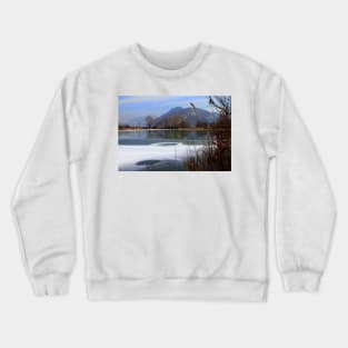 A cold day on the lake Crewneck Sweatshirt